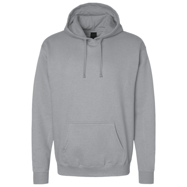 Bella + Canvas Unisex 10 oz. Heavyweight Hoodie Sweatshirt, Athletic Heather, Front view