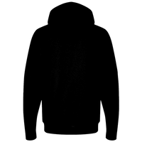 Bella + Canvas Unisex 10 oz. Heavyweight Hoodie Sweatshirt, Black, Back view