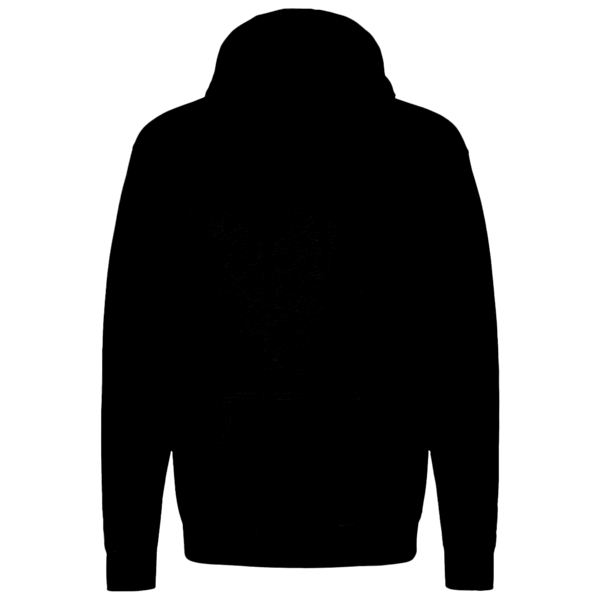 Bella + Canvas Unisex 10 oz. Heavyweight Hoodie Sweatshirt, Black, Front view