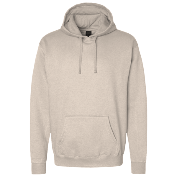 Bella + Canvas Unisex 10 oz. Heavyweight Hoodie Sweatshirt, Dust, Front view