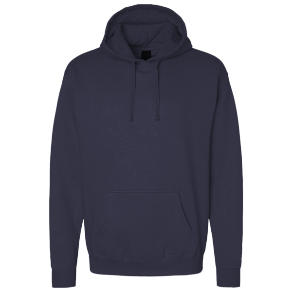 Bella + Canvas Unisex 10 oz. Heavyweight Hoodie Sweatshirt, Navy, Front view