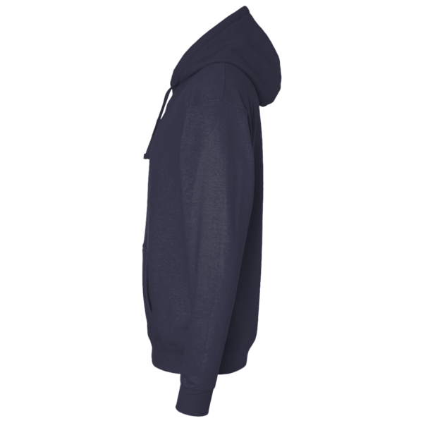 Bella + Canvas Unisex 10 oz. Heavyweight Hoodie Sweatshirt, Navy, Left Sleeve view
