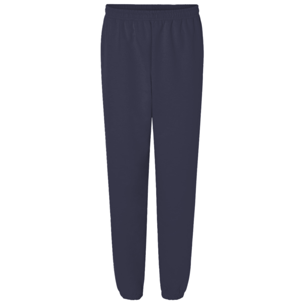 Bella + Canvas Unisex 10 oz. Heavyweight Sweatpants, Navy, Front view