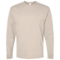 Bella + Canvas Unisex 7.5 oz Heavyweight Long Sleeve Tee, Dust, Front view