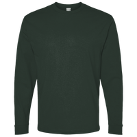 Bella + Canvas Unisex 7.5 oz Heavyweight Long Sleeve Tee, Hunter Green, Front view