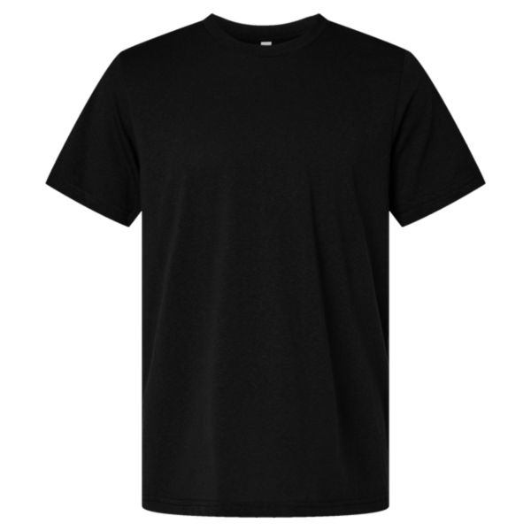 Bella + Canvas Unisex EcoMax Tee, Black, Front view