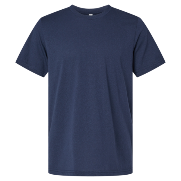 Bella + Canvas Unisex EcoMax Tee, Navy, Front view