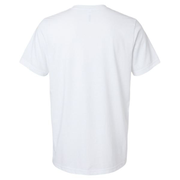 Bella + Canvas Unisex EcoMax Tee, White, Back view