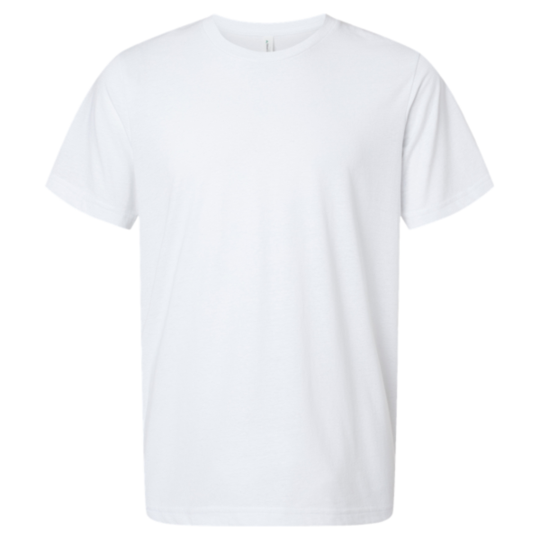Bella + Canvas Unisex EcoMax Tee, White, Front view