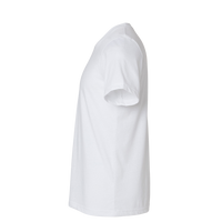 Bella + Canvas Unisex EcoMax Tee, White, Left Sleeve view
