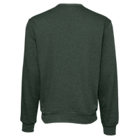 Bella + Canvas Unisex Sponge Fleece Classic Crewneck Sweatshirt, Heather Forest, Back view