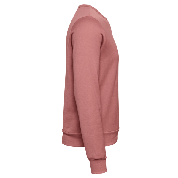 Bella + Canvas Unisex Sponge Fleece Classic Crewneck Sweatshirt, Mauve, Right Sleeve view