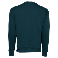 Bella + Canvas Unisex Sponge Fleece Drop Shoulder Crewneck Sweatshirt, Atlantic, Back view