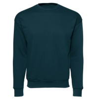 Bella + Canvas Unisex Sponge Fleece Drop Shoulder Crewneck Sweatshirt, Atlantic, Front view