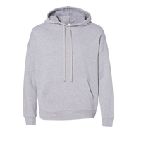 Bella + Canvas Unisex Sponge Fleece Drop Shoulder Hoodie Sweatshirt, Athletic Heather, Front view
