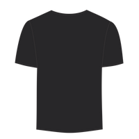 Bella + Canvas Unisex Sueded Tee, Black Heather, Back view