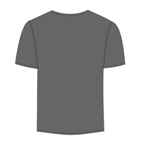Bella + Canvas Unisex Sueded Tee, Deep Heather, Back view
