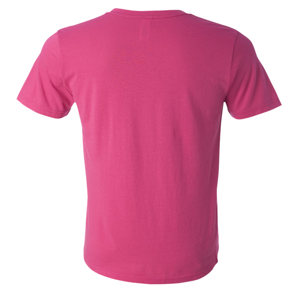 Bella + Canvas Unisex Texture Tee, Berry, Back view