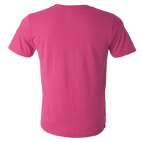 Bella + Canvas Unisex Texture Tee, Berry, Back view