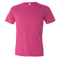 Bella + Canvas Unisex Texture Tee, Berry, Front view