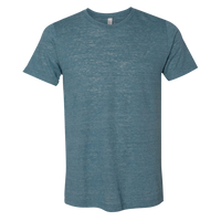 Bella + Canvas Unisex Texture Tee, Denim Slub, Front view