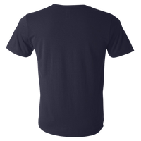 Bella + Canvas Unisex Texture Tee, Navy, Back view