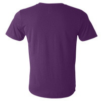 Bella + Canvas Unisex Texture Tee, Team Purple, Back view