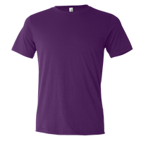 Bella + Canvas Unisex Texture Tee, Team Purple, Front view