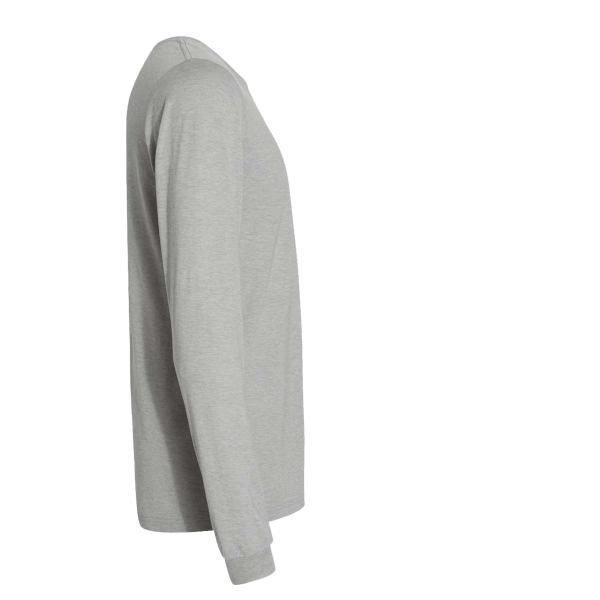 Bella + Canvas Unisex Triblend Long Sleeve Tee, Athletic Grey Triblend, Right Sleeve view