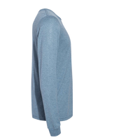 Bella + Canvas Unisex Triblend Long Sleeve Tee, Denim Triblend, Right Sleeve view