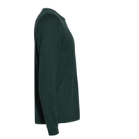 Bella + Canvas Unisex Triblend Long Sleeve Tee, Emerald Triblend, Right Sleeve view