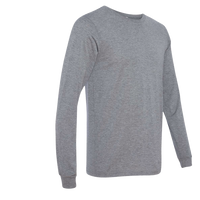 Bella + Canvas Unisex Triblend Long Sleeve Tee, Grey Triblend, Right Sleeve view