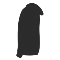 Bella + Canvas Unisex Triblend Sponge Fleece Full-Zip Hoodie Sweatshirt, Charcoal Black Triblend, Left Sleeve view