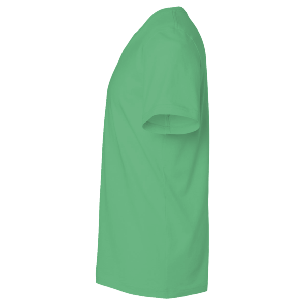 Bella + Canvas Unisex Triblend V-Neck Tee, Green Triblend, Left Sleeve view