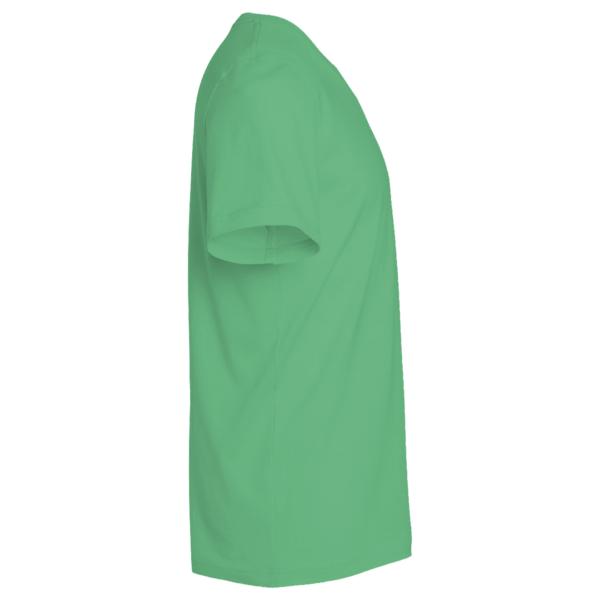 Bella + Canvas Unisex Triblend V-Neck Tee, Green Triblend, Right Sleeve view