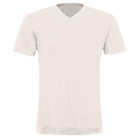 Bella + Canvas Unisex Triblend V-Neck Tee, Oatmeal Triblend, Front view