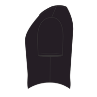 Bella + Canvas Women’s Crop Tee, Black, Left Sleeve view