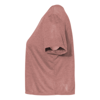 Bella + Canvas Women’s Flowy Crop Tee, Mauve, Left Sleeve view