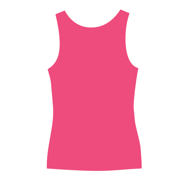 Bella + Canvas Women's Flowy V-Neck Tank, Berry, Back view