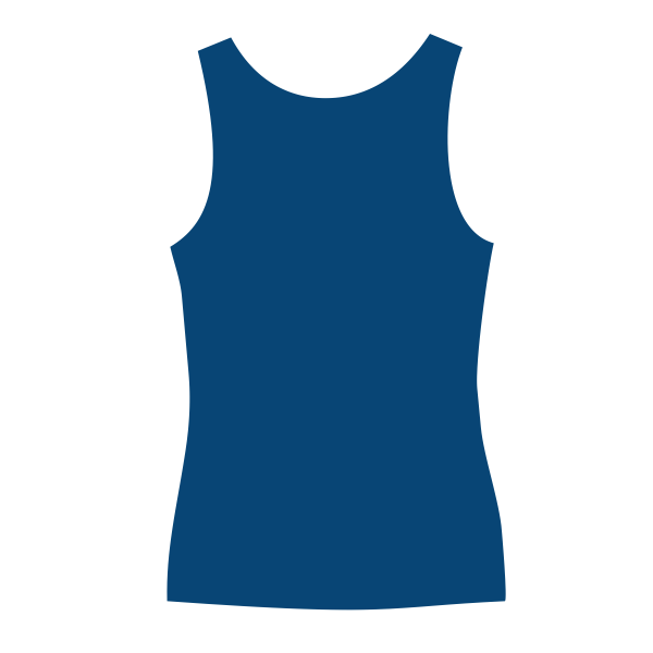 Bella + Canvas Women's Flowy V-Neck Tank, Blue Marble, Back view