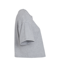 Bella + Canvas Women's Jersey Crop Tee, Athletic Heather, Right Sleeve view