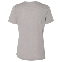 Bella + Canvas Women’s Relaxed Fit Triblend Tee, Athletic Grey Triblend, Back view