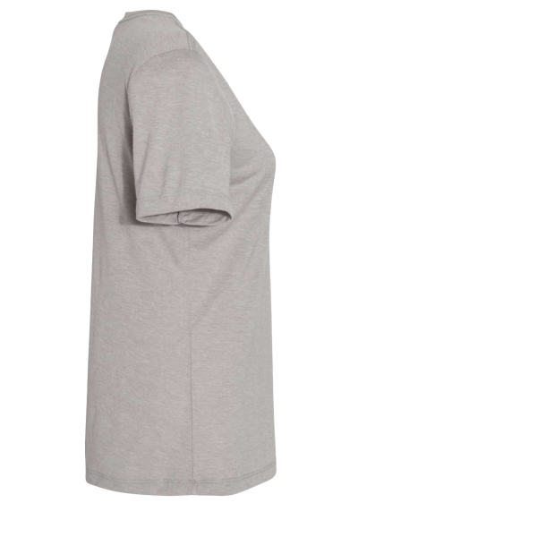 Bella + Canvas Women’s Relaxed Fit Triblend Tee, Athletic Grey Triblend, Right Sleeve view