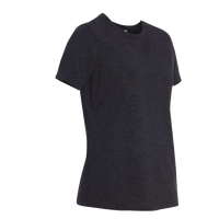 Bella + Canvas Women’s Relaxed Fit Triblend Tee, Charcoal Black Triblend, Right Sleeve view