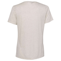 Bella + Canvas Women’s Relaxed Fit Triblend Tee, Oatmeal Triblend, Back view