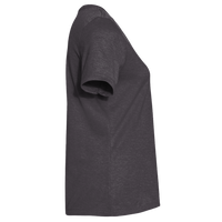 Bella + Canvas Women's Relaxed Heather CVC V-Neck Tee, Dark Grey Heather, Right Sleeve view