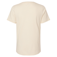 Bella + Canvas Women’s Relaxed Jersey V-Neck Tee, Natural, Back view