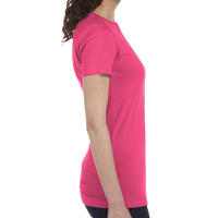 Bella + Canvas Women's Slim Fit Tee, Berry, Right view