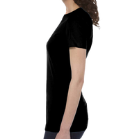 Bella + Canvas Women's Slim Fit Tee, Black, Left view