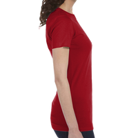 Bella + Canvas Women's Slim Fit Tee, Cardinal, Right view